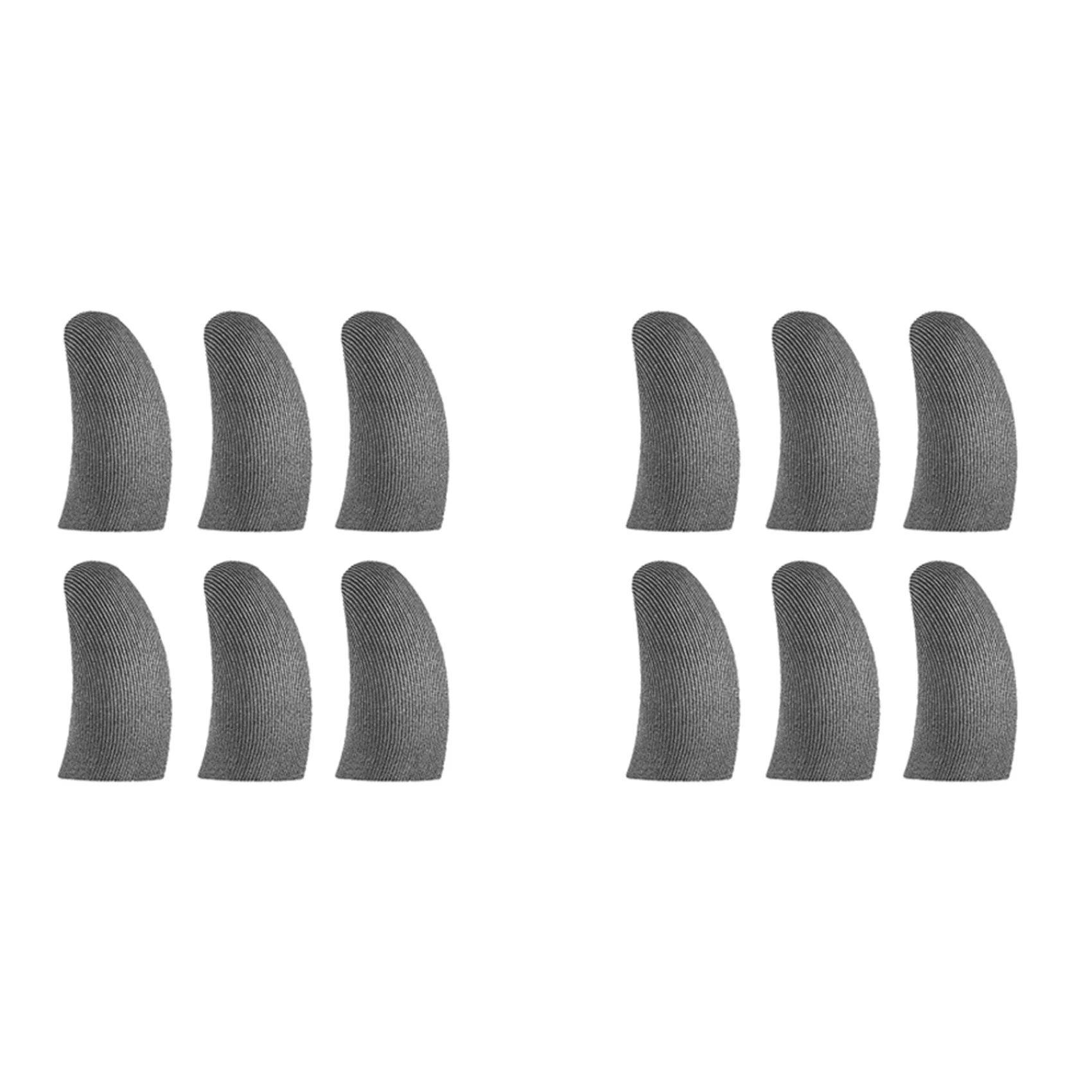 N15R-Finger Sleeves For Gaming Mobile Game Contact Screen Finger Cot Smooth Thin Anti-Sweat For Mobile Games(12 Pcs)