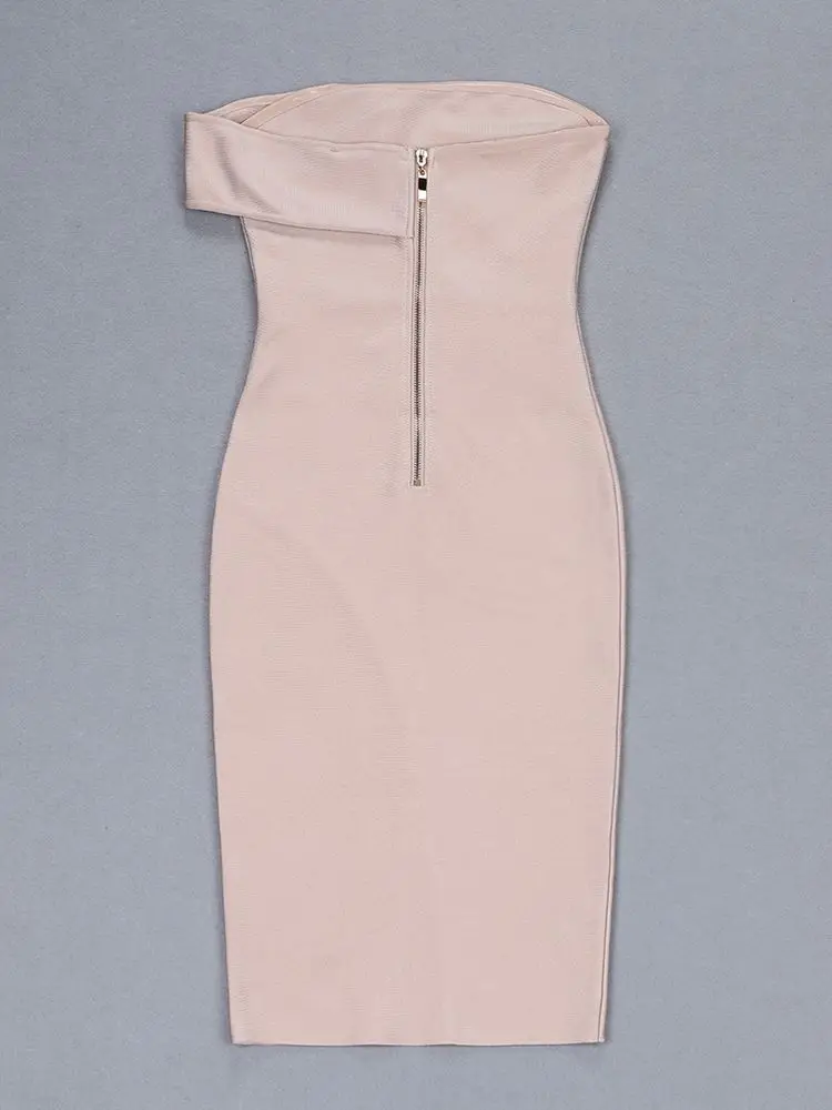 جودة مائل الرقبة Bodycon HL ضمادة فستان حفلة سبليت مثير بلوزات غير مغطية للكتف نادي فستان كاكي أسود أحمر فيستدو