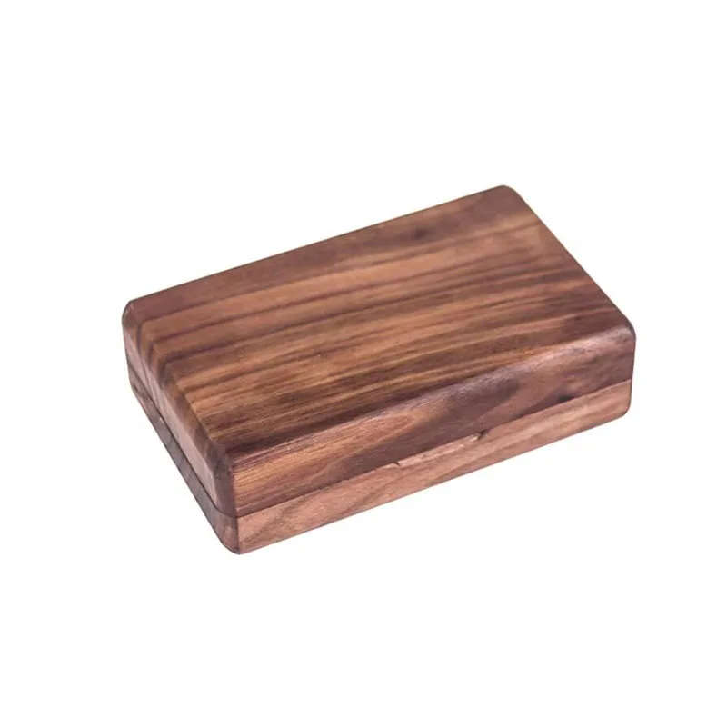 Black Walnut Wood Fly Fishing Fly Box Lure Storage Box