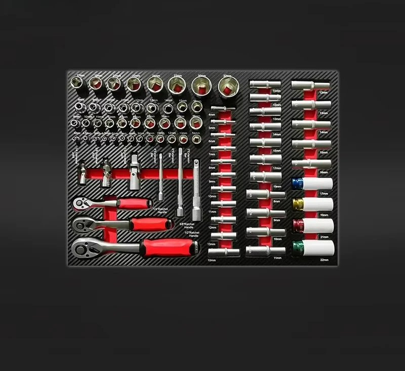 Duty Workshop Tool Cabinet with Tools 255PCS Tool Set Rolling Storage Trolley/Cart TOMAC Valuable 7-Drawer Heavy