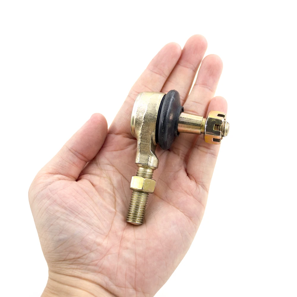 1 Pair M10-M10 Tie Rod End Kit Ball Joint For YAMAHA RAPTOR 350 YFM350 04-09 For 70cc 90cc 110cc 125cc 150cc 200cc 250cc ATV