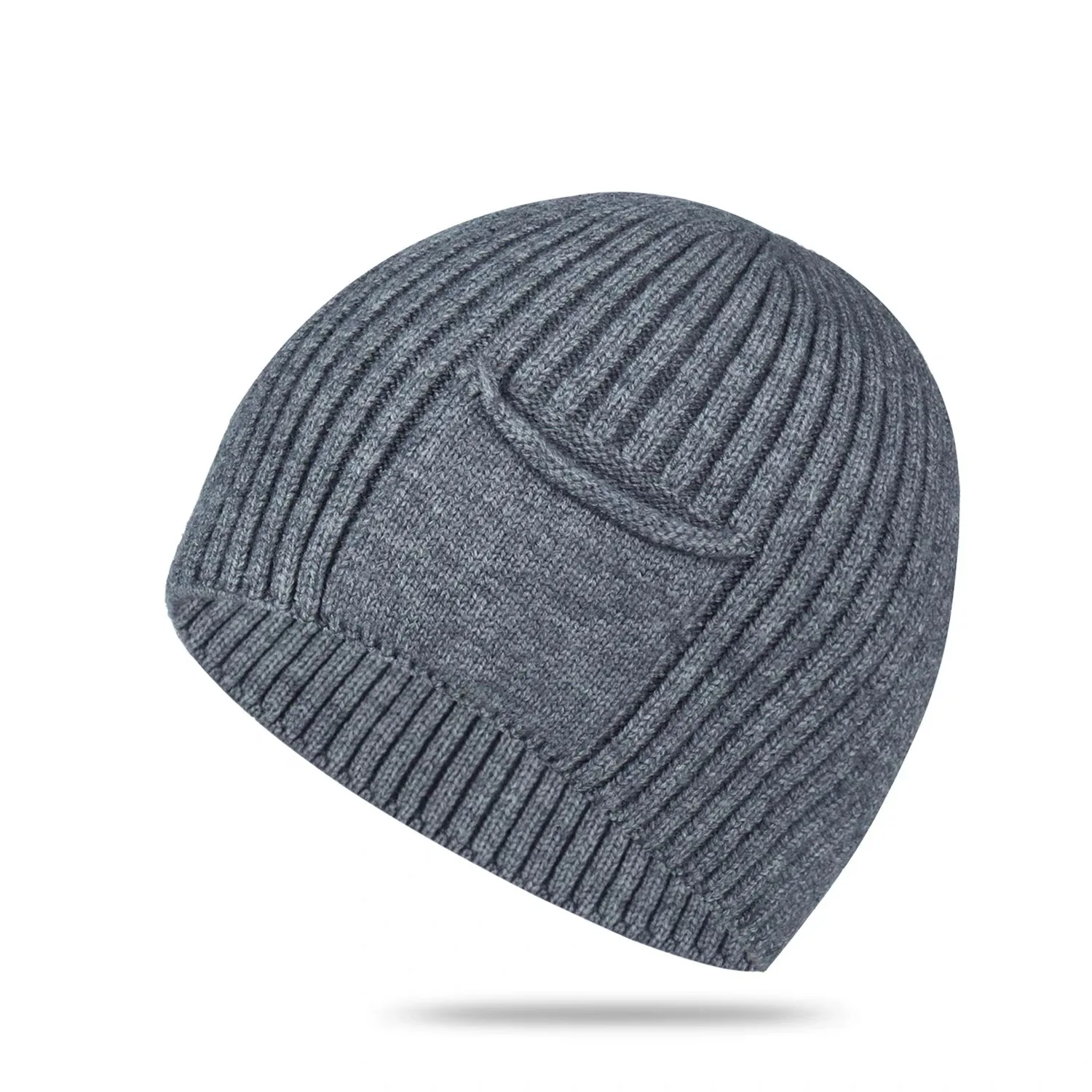Japanisches Taschen-Design mit vertikal gestreifter Strickmütze für Herbst und Winter, Outdoor-Freizeit, Ohrenschutz, Skull-Beanie-Mütze – Detail 8