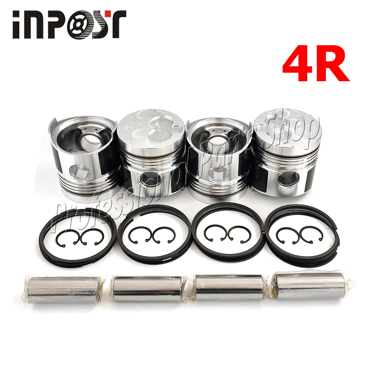 

4 Set Piston Kit with Ring For Isuzu C240 3 or 4 Grooves STD