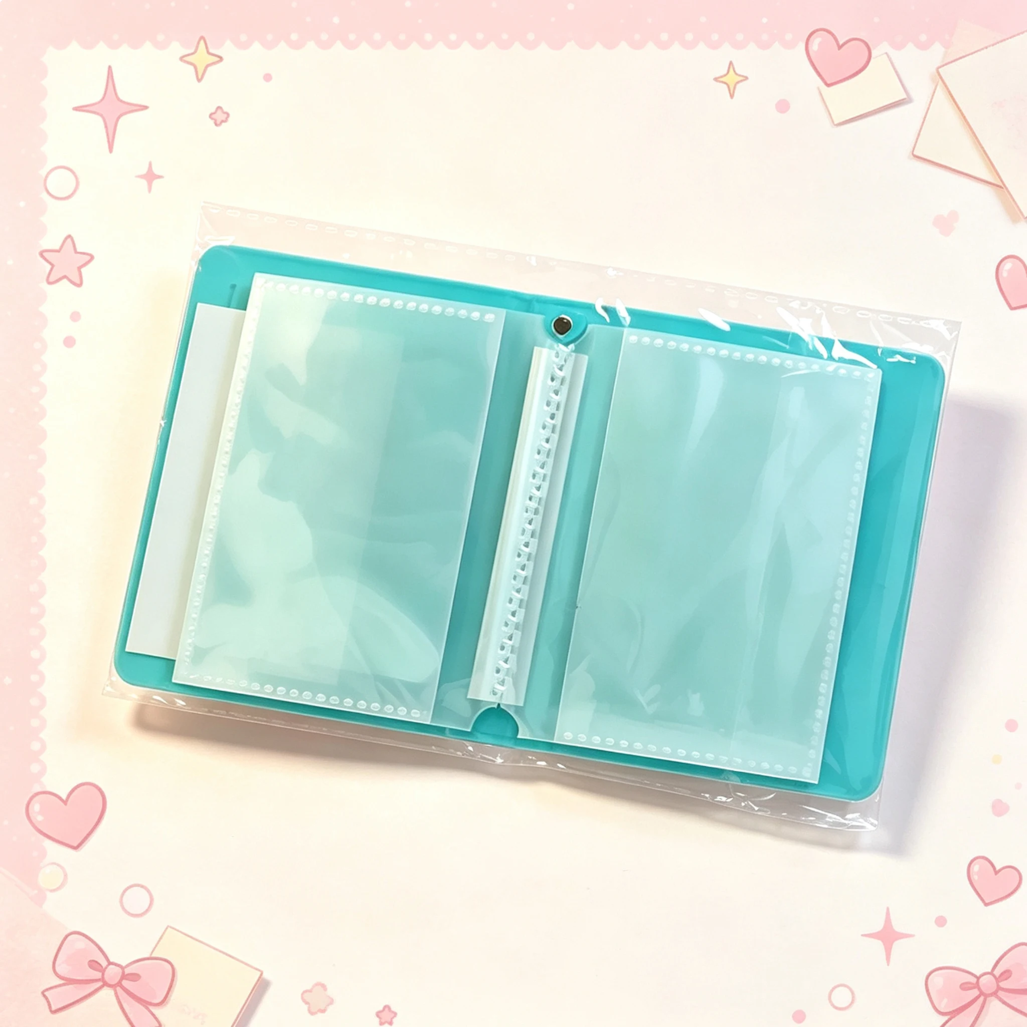 Sanrio Heart Hollow Photocard Binder, Kpop Idol Photo Album, Holds 40 Cards, Hello Kitty Collect Book, Kawaii Stationery Gift