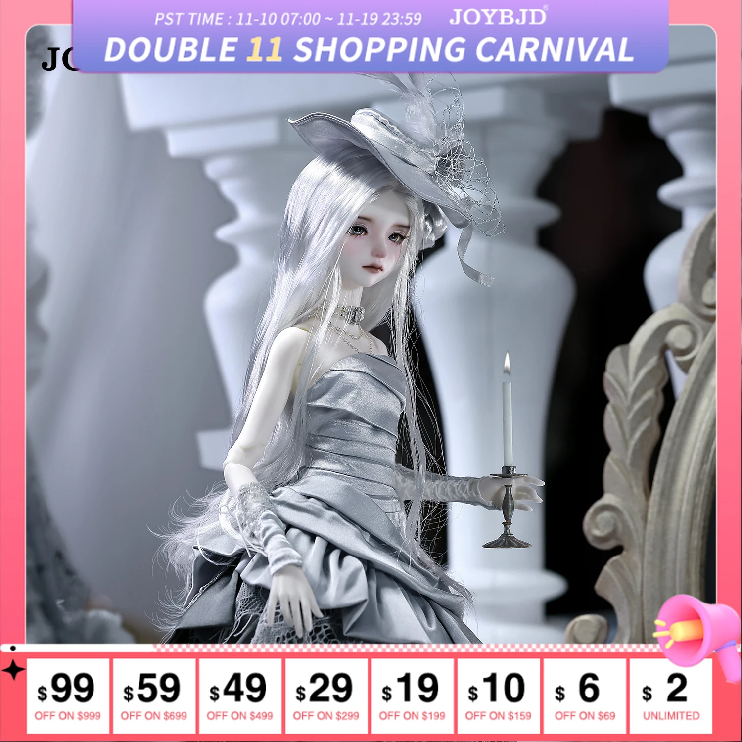 

JOYBJD 1/4 Cyllira, полный комплект, кукла Bjd с корпусом Muxi, средневековый ретро-стиль, держатель мощности, женский генеральный директор, матрихах династии