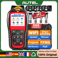 Autel MaxiTPMS TS508WF KIT TPMS Programming Tool, 2024 Upgraded WiFi Ver. W/4PCS 315MHz+433MHz Autel MX-Sensor, TPMS Diagnostic