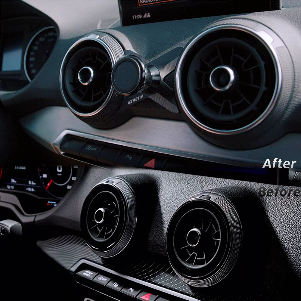 Soporte de teléfono para coche Audi Q2 SQ2 2017-2022, soporte magnético para teléfono, navegación, soporte giratorio 360, accesorios para coche