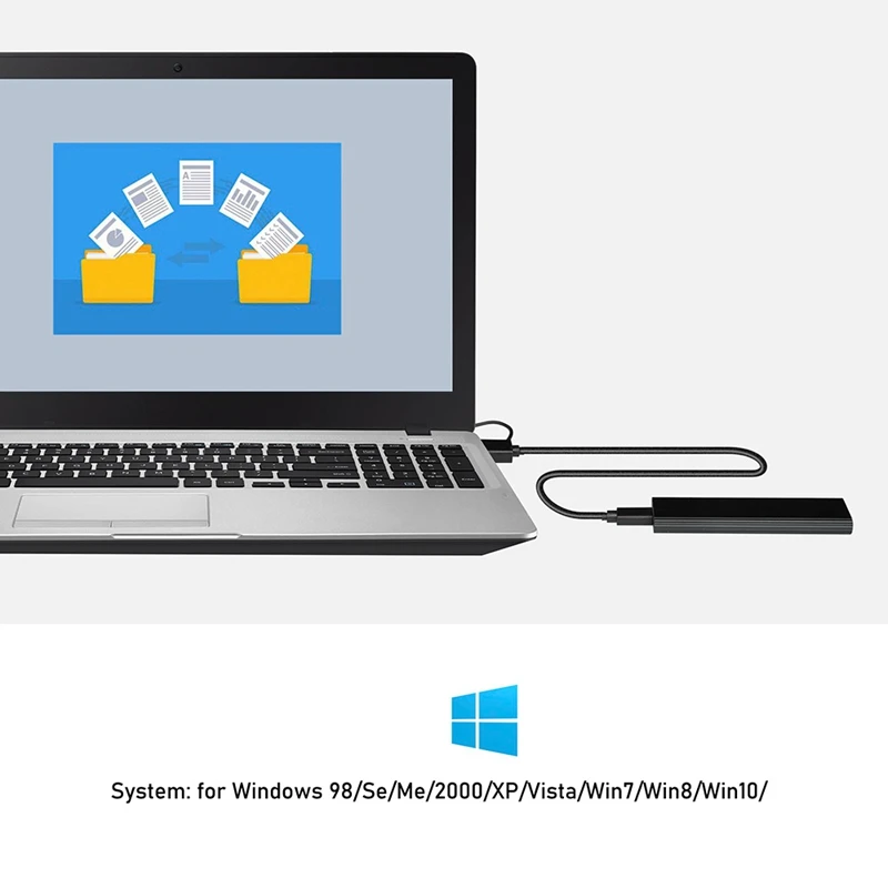 Custodia SSD M2 custodia NVME adattatore da M.2 a USB SSD per NVME PCIE NGFF SATA M + B Key 2230/2242/2260/2280 doppio protocollo