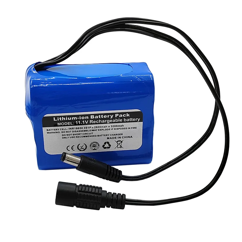 12V Lithium battery pack Large capacity rechargeable audio monitoring solar cell 12v energy storage power supply custom cell