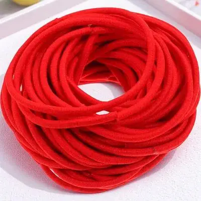

100pcs Ties Colorful Scrunchies For Girls Women Kids Soft Elastic Hair Bands Bulk Decorative Hair Accessories Party Daily Use