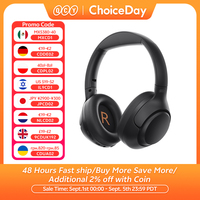 QCY H3 ANC Wireless Headphones Bluetooth 5.4 Hi-Res Audio Over Ear Headset 43dB Hybrid Active Noise Cancellation Earphones 60H