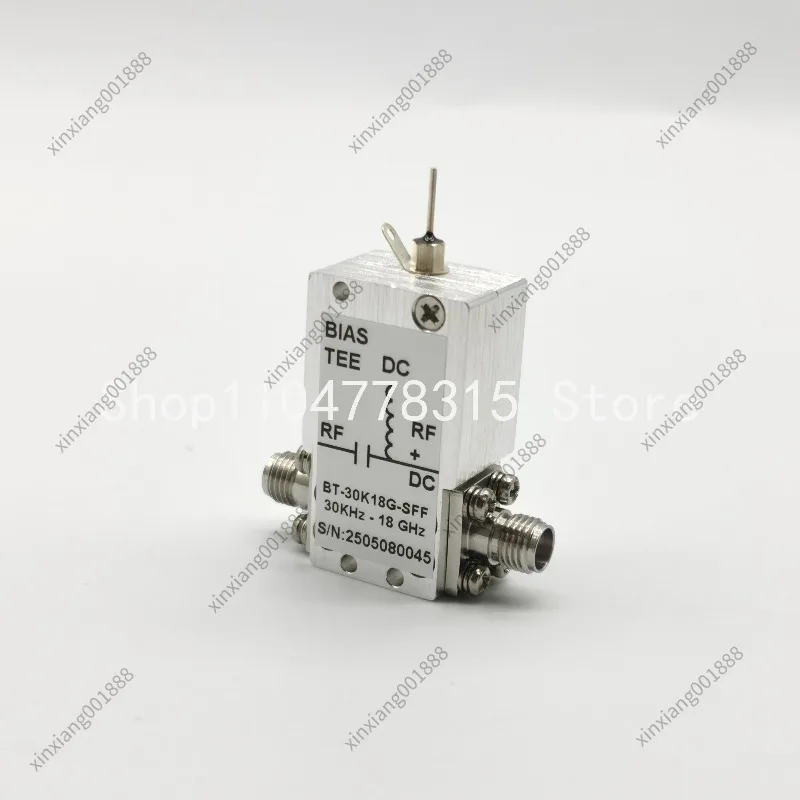 30KHz-18GHz 50V Voltage 1A Current SMA Mother SMA Mother RF Microwave Coaxial Biaser