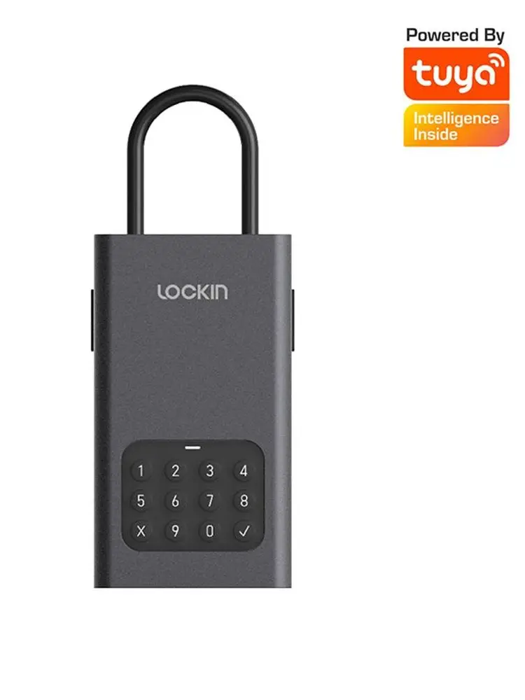 Smart password lock Tuya Smart App Remote Control Key Safe Box Also a Bluetooth Lock Home Hotel Security Code Password Key