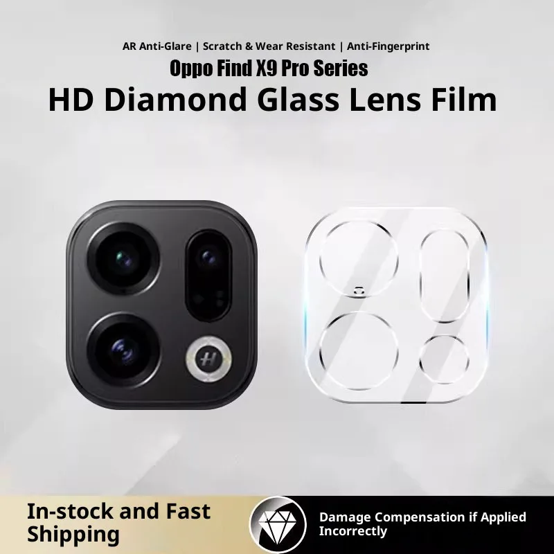 For Oppo Find X9 Pro Clear Back Camera Lens Screen Protectors for Oppo Find X9 Pro X9 Back Tempered Glass Protective Film