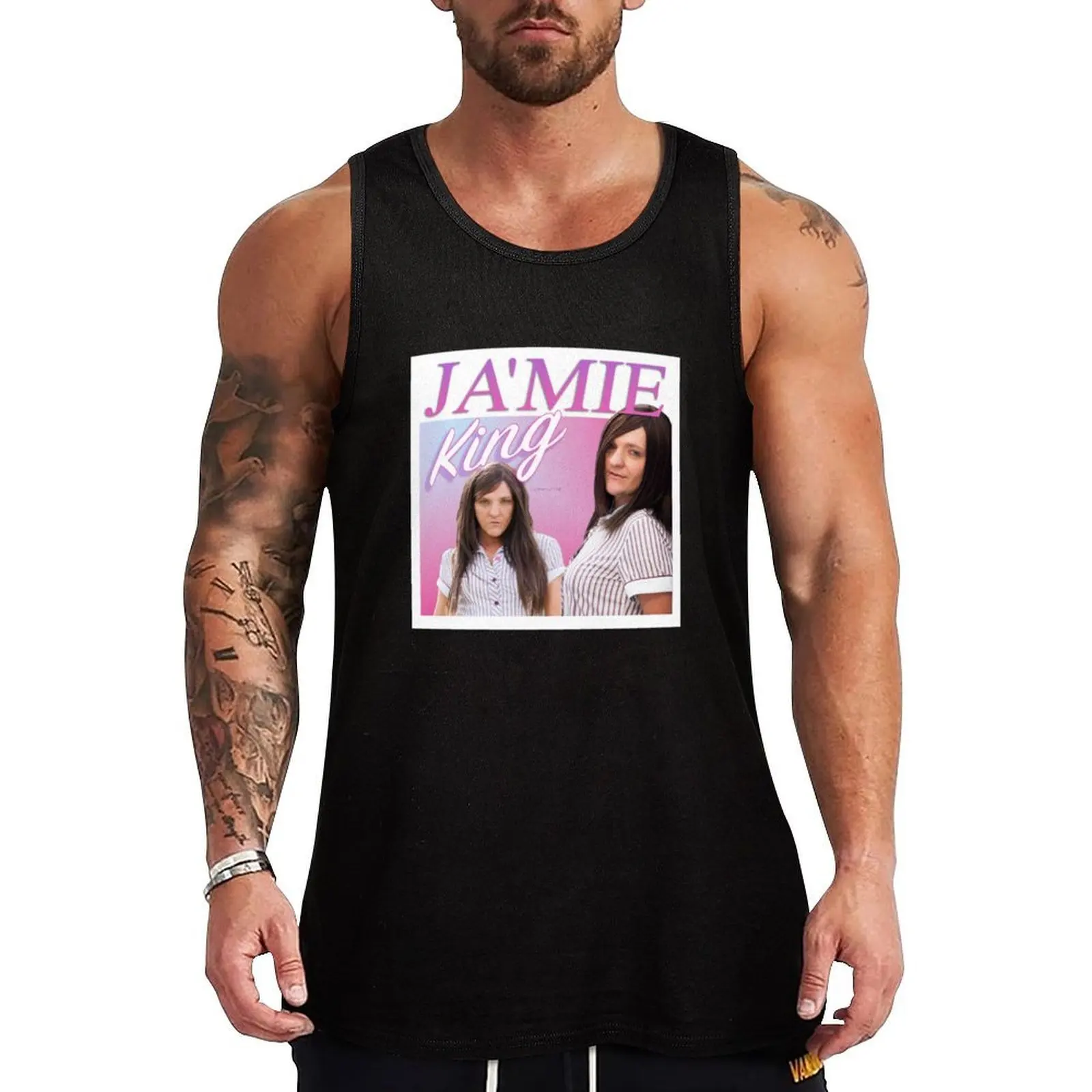 

Ja'mie Private School Girl Tank Top Casual Lounge Tank Top Sleeveless Loose Soft Shirt