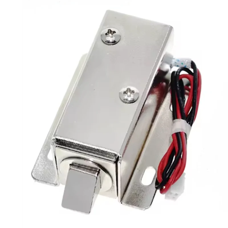 

ABGI-Small DC12V 0.6A Electromagnetic Lock Storage Cabinets Electric Bolt Lock Electronic Drawer File Cabinet Lock