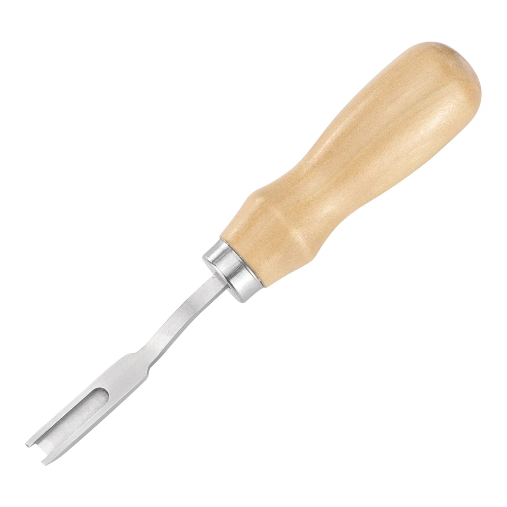 1pc Leather Edge Beveler Carving Tool with Wide Mouth, DIY Leathercraft Edge Skiving Beveler, Faux Leather Edge Cutting Trimmer