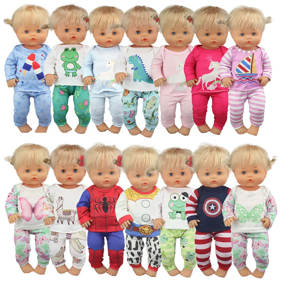 New Clothes Suit For 41cm 42cm Nenuco Bebe Doll,16inch 17inch Doll Romper