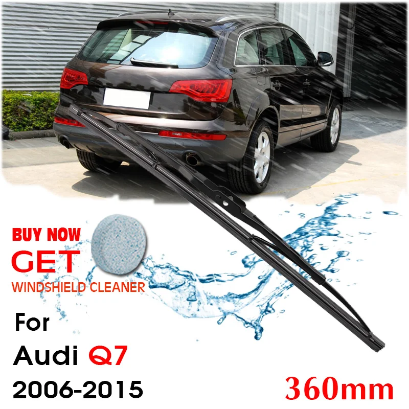 

Car Wiper Blade Rear Back Window Windscreen Windshield Wipers For Audi Q7 Hatchback 360 mm 2006-2015 Auto Accessories