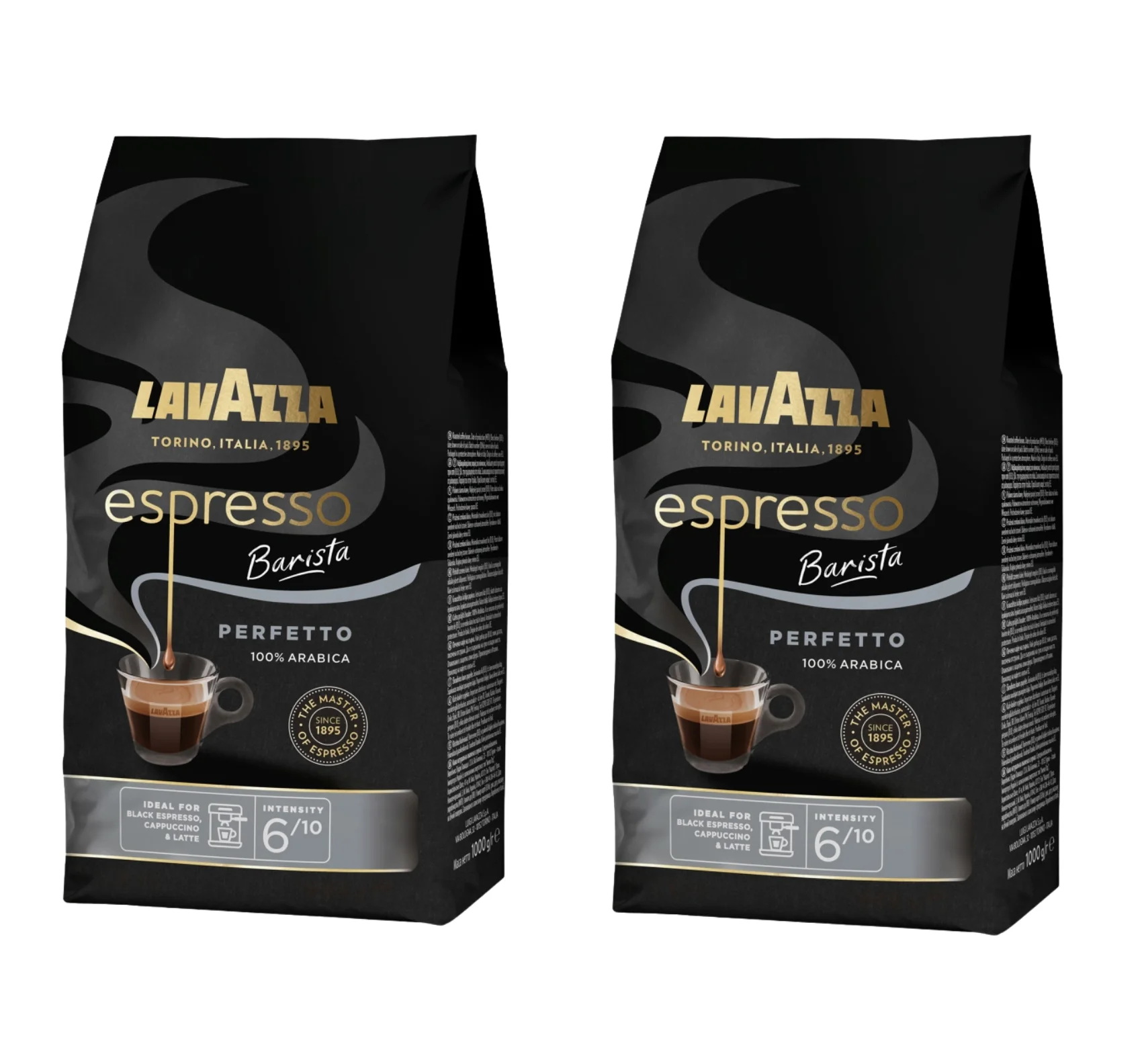 zestaw Lavazza Espresso Barista Perfetto kawa ziarnista 1000 g x2