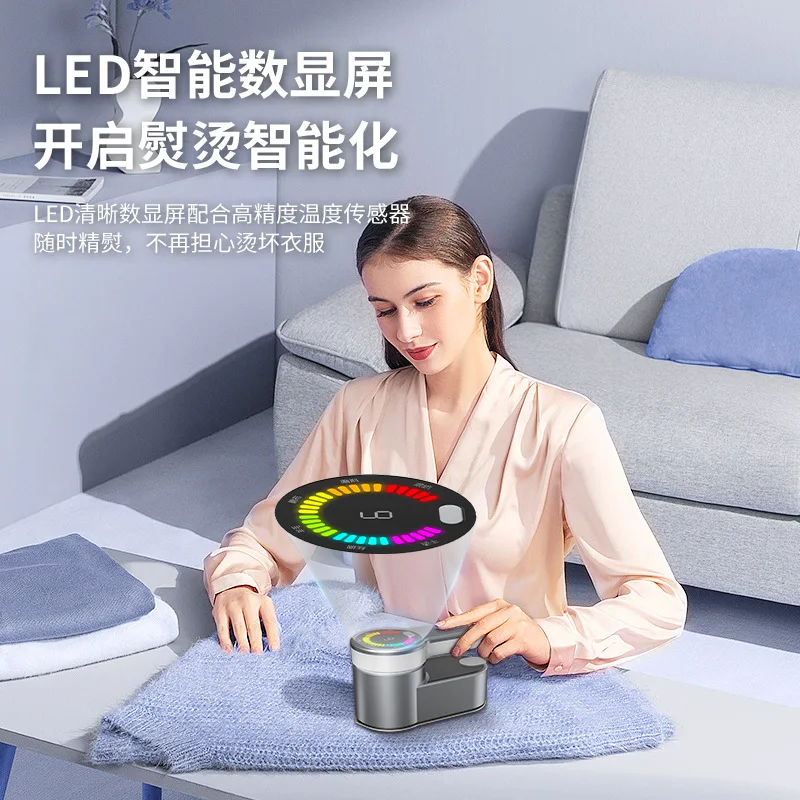 

Ручной электрический отпариватель для одежды, портативный утюг с большой емкостью, вращение на 360 градусов, для быстрой глажки одежды взрослых и детей