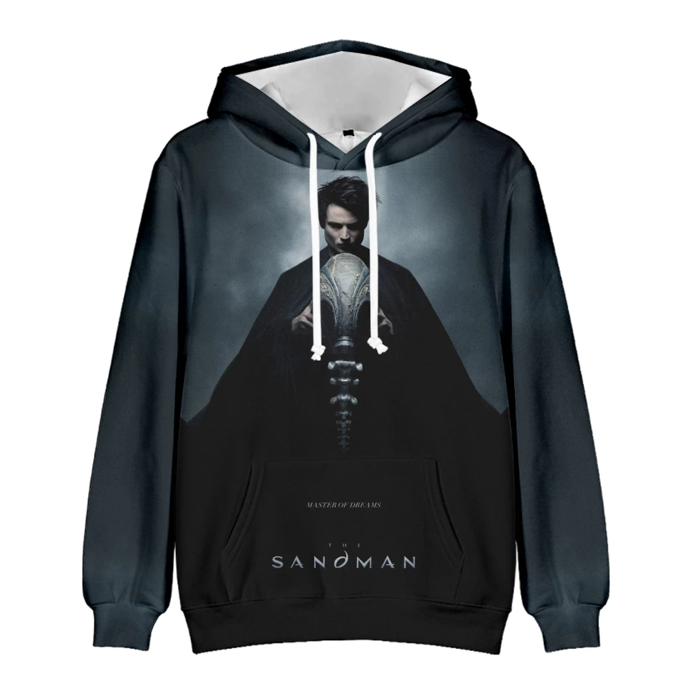 The Sandman Dream Hoodie de manga comprida para homens e mulheres, moletom unissex, série de TV americana, roupas 3D, nova chegada