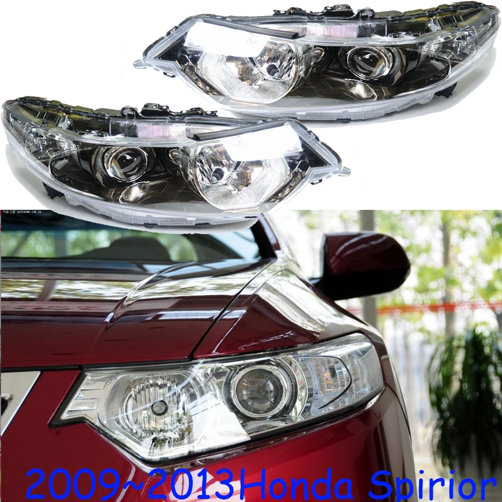 1pcs car bumper headlamp for Honda Spirior Accord headlight 2009~2013y car accessories head lamp for Honda Spirior fog light