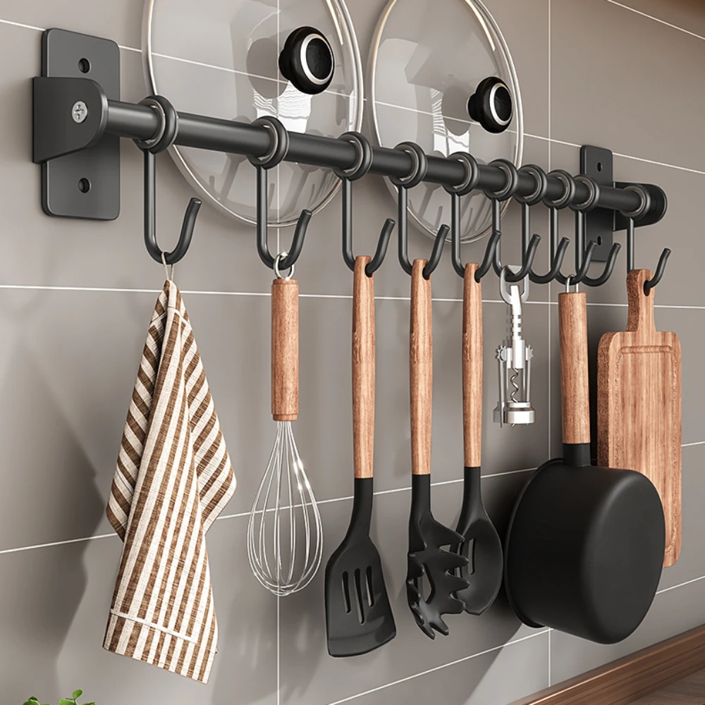 Rack de gancho de cozinha sem - Food Storage Shelving avaliação e preço