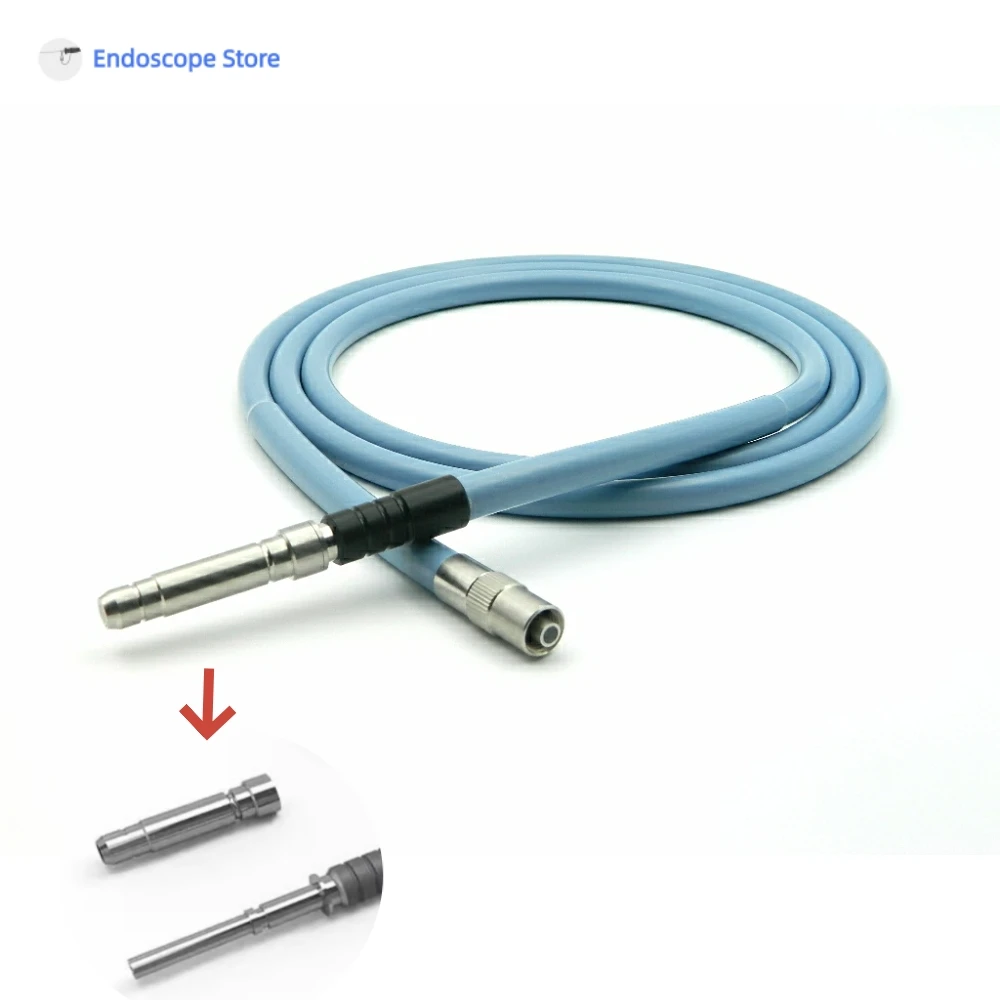 Medical Endoscope Light Source Optical Fibers Cables Φ4mm Φ4.8mm 1.8m 2m 2.5m 3m Fit Storz Wolf Interface Autoclave Veterinary