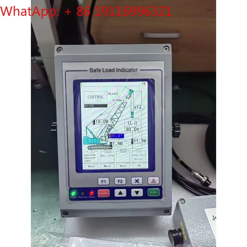 Hydraulic leveler safety load limit sensor with angle detection function, suitable for crawler cranes