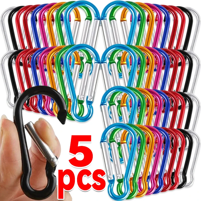 Colorful Carabiner Keychain for Outdoor Use