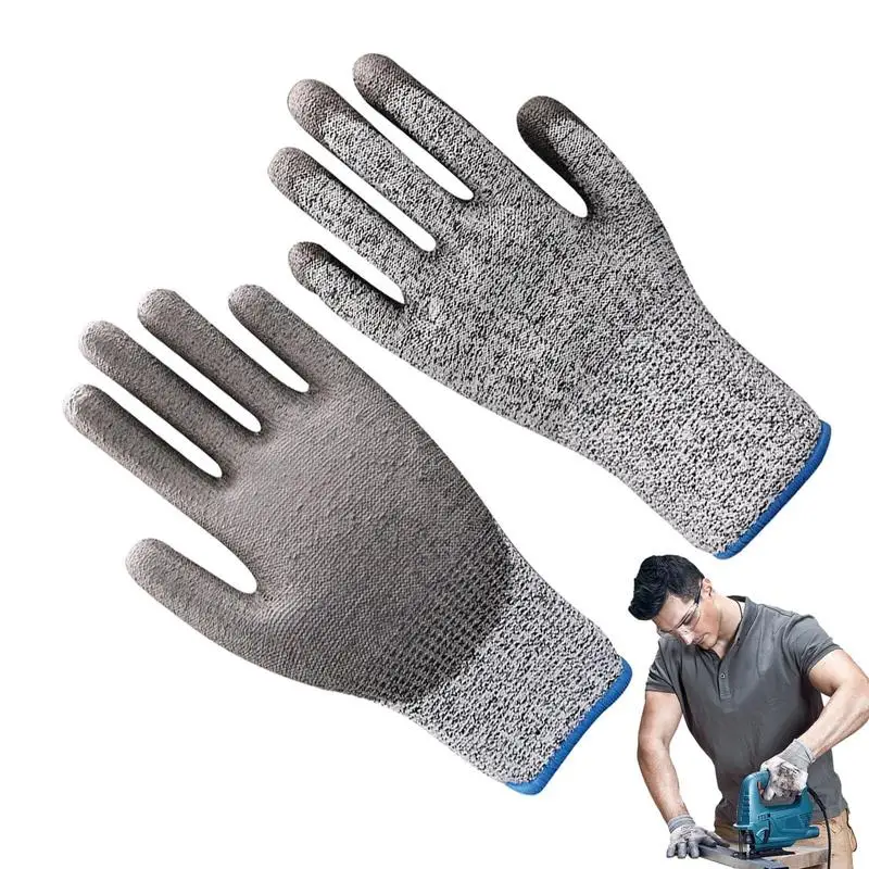 Kitchen Safety Gloves For Cutting 1 Pair Elastic Butcher Gloves With Level 5 Protection Work Safety Gloves For Oyster Shucking