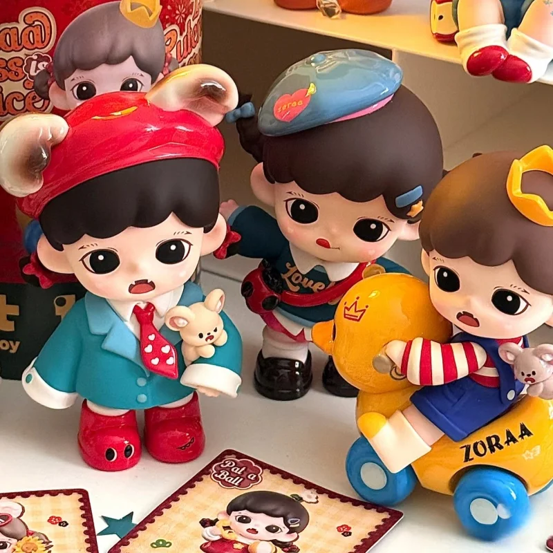 

Tntspace Zoraa Justice Series Handmade Blind Box Trendy Desktop Car Ornament Cute Girl Birthday Gift Genuine Collectible Toy