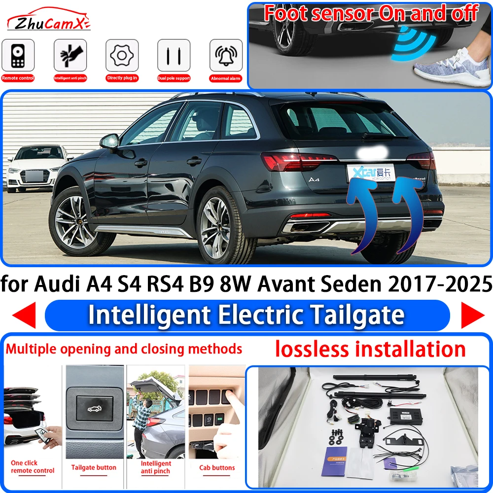 for Audi A4 S4 RS4 B9 8W Avant Seden 2017-2025 Power Liftgate Trunk Electric Suction Tailgate Intelligent Tail Gate Lift Strut