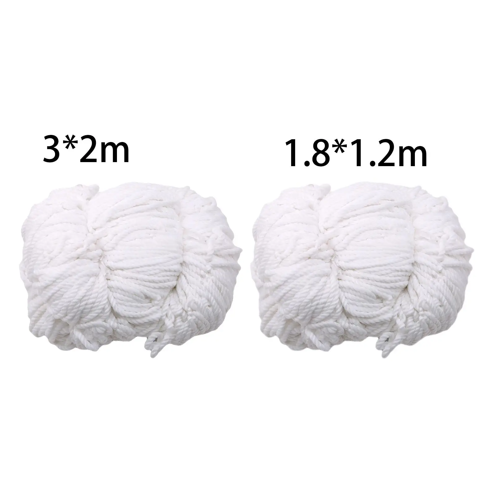 

Сменная сетка для футбольных ворот из полипропилена, белая, для футбольных ворот