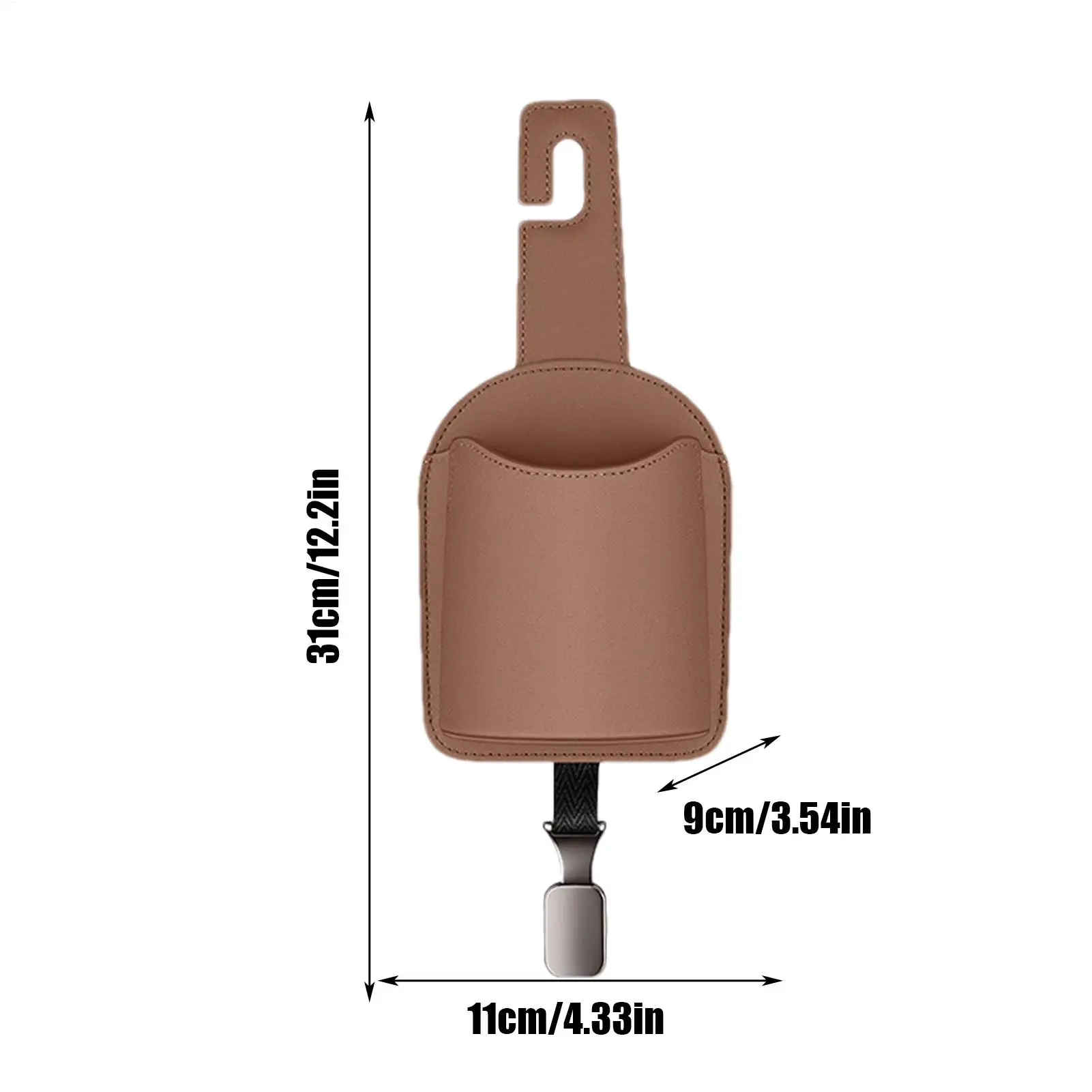 حامل الكأس للمقعد الخلفي للسيارة متعدد الوظائف لتخزين السيارات وحامل تخزين زجاجات مياه الشراب للسفر والشاحنة الداخلية #6