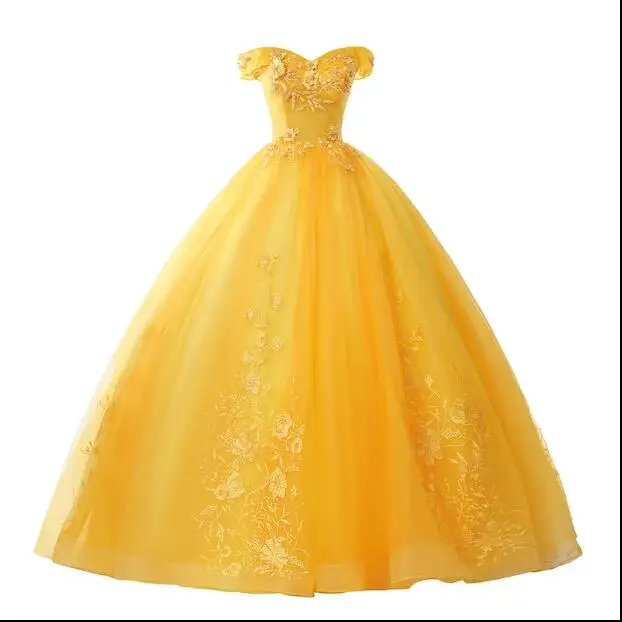 Luxury Gold Lace Party Vestidos 15 Anos Vintage Ball Gown Quinceanera Dresses 12 Colors vestido de 15 quinceañeras