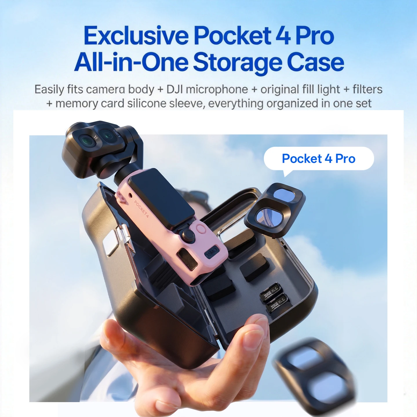 Pc Security Lock - DJI Pocket 4 Pro için Sert