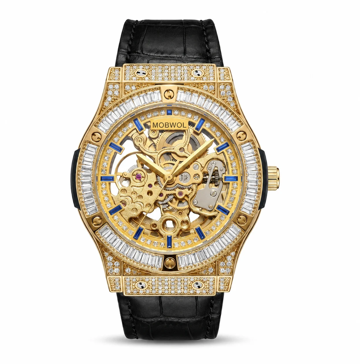 

MOBWOL Brand Luxury Watch Sports Mechanical Men Wristwatch Waterproof Casual Fashion Style Watches Relogio Masculino