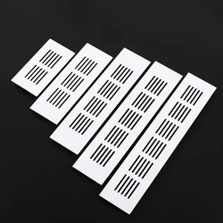 1Pcs White Wardrobe Ventilation Aluminum Ventilation Grill Cover Cabinet Vents Suitable For Wardrobe Kitchen Cabinets 50mm-400mm
