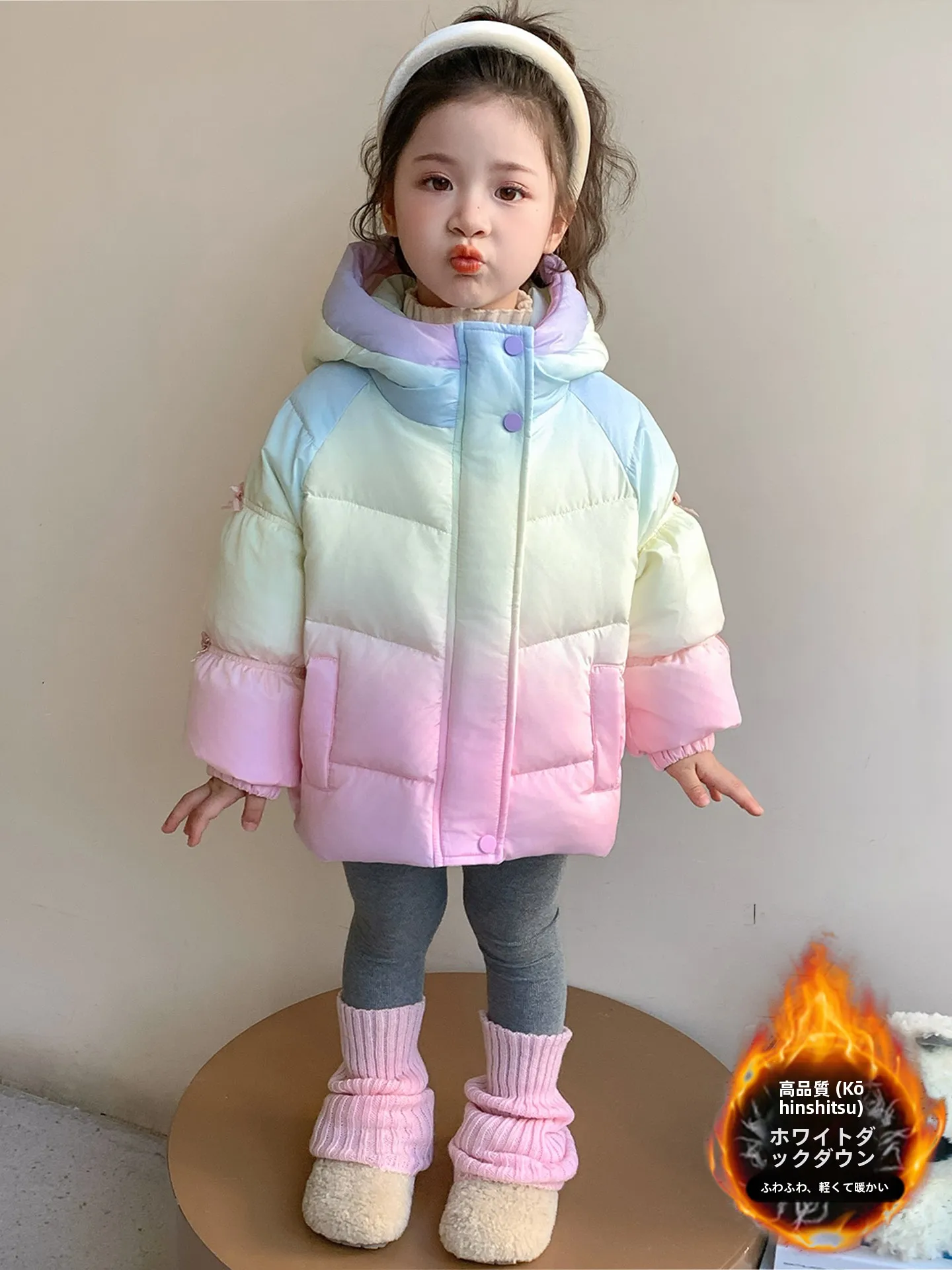 girls-winter-adient-color-hooded-down-jaet-children's-faionable-mid-length-thiened-warm-outerwear-coat-for-kids