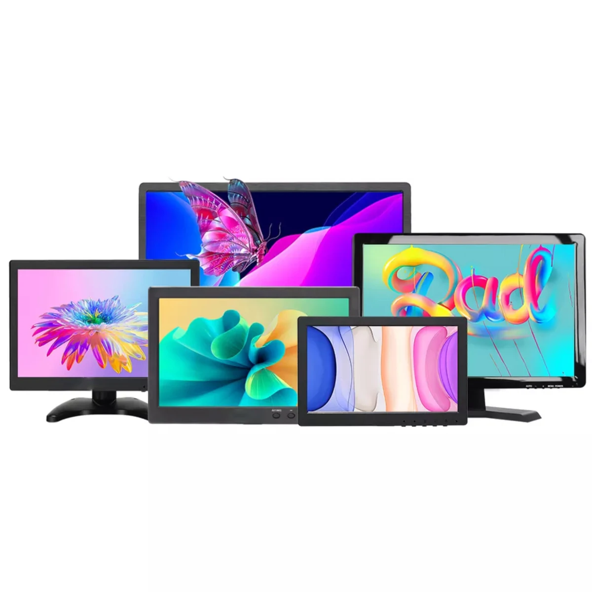 7 8 9 10 10.1 12 12.1 13.3 Polegadas Lcd CCTV Full HD Controle Remoto VGA AV BNC Entrada USB Montagem na Parede TFT