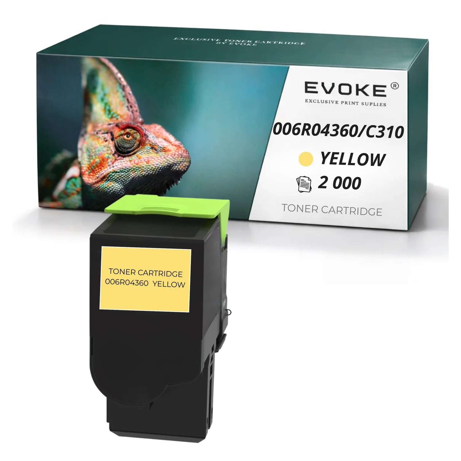 Evoke Compatibele Toner voor Xerox C310/315Y C310/315Y C310 315Y 006R04363 Geel 2000 Pagina's C310 C315