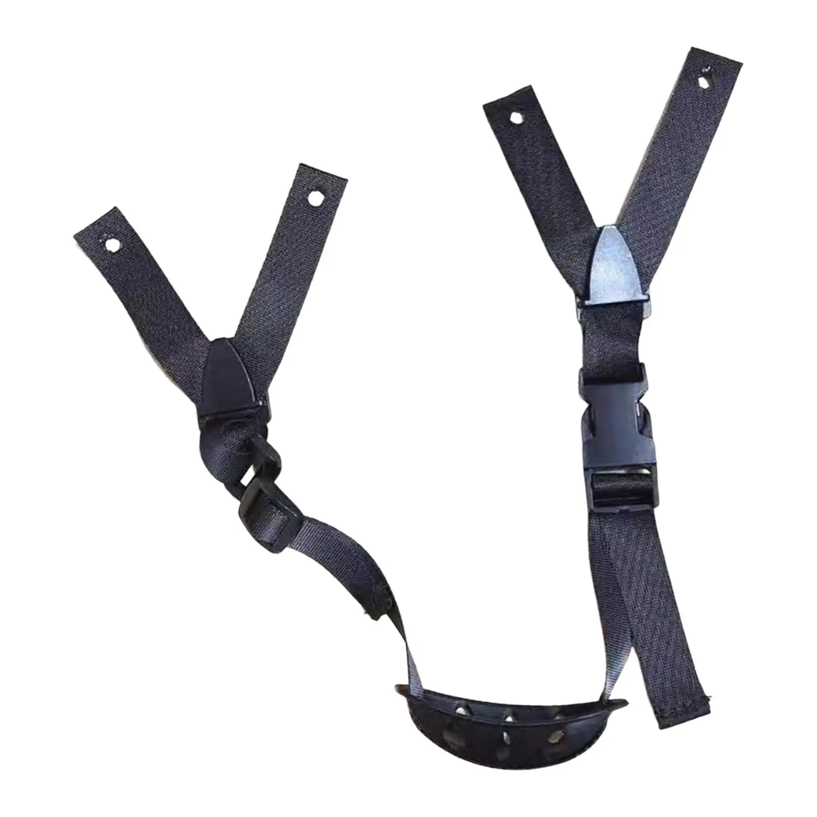 5X Helmet Chin Strap Adjustable Strap Bike Helmet ABS Chin Cup