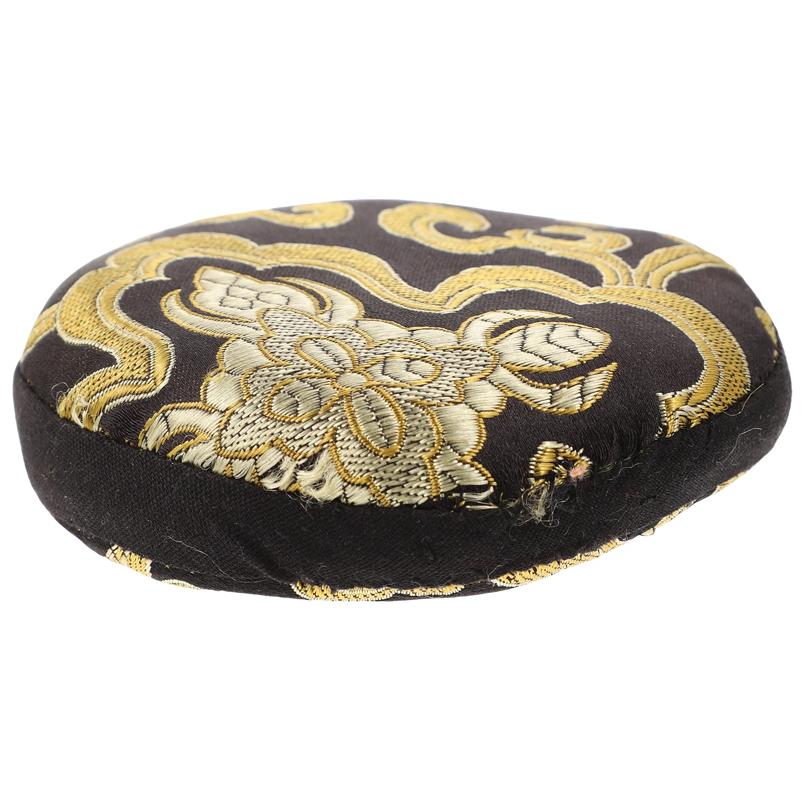 

Wooden Fish Mat Singing Bowl Cushion Small Decorative Pad Holder Buddha Sound Accessory Supplies Lightweight Durable Traditional