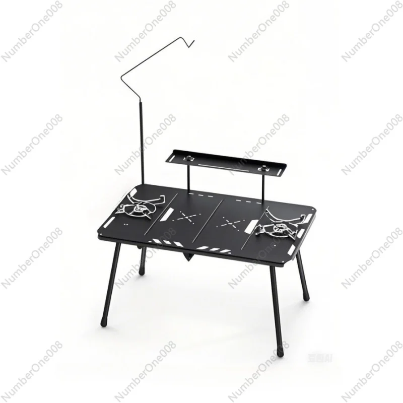 

Foldable Table Lightweight Portable Aluminum Alloy Picnic Table BBQ