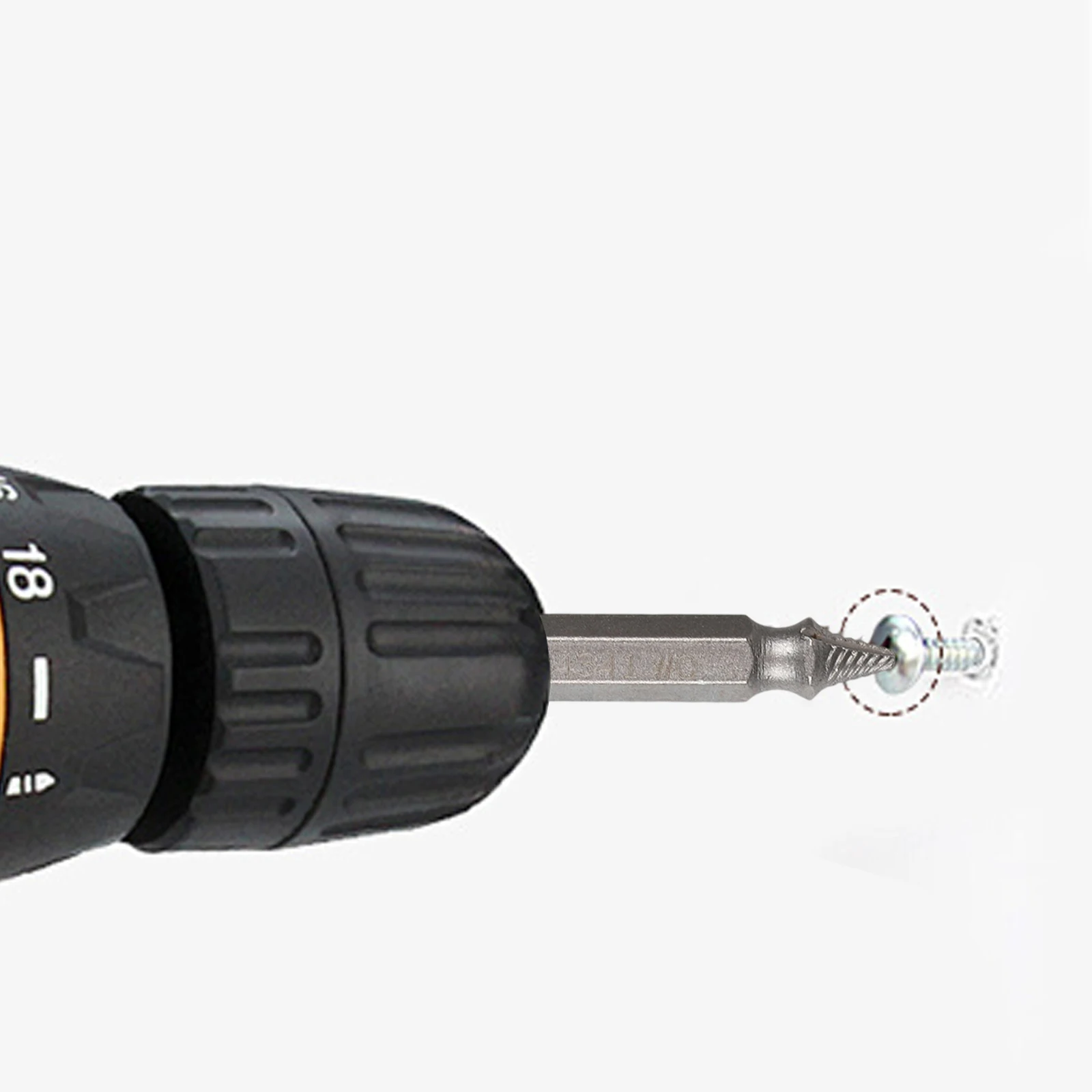 6PCS Damaged Screw Extractor Set High Speed Steel Broken Bolt Remover Tool Kit with Double Head Design for Easy Extraction