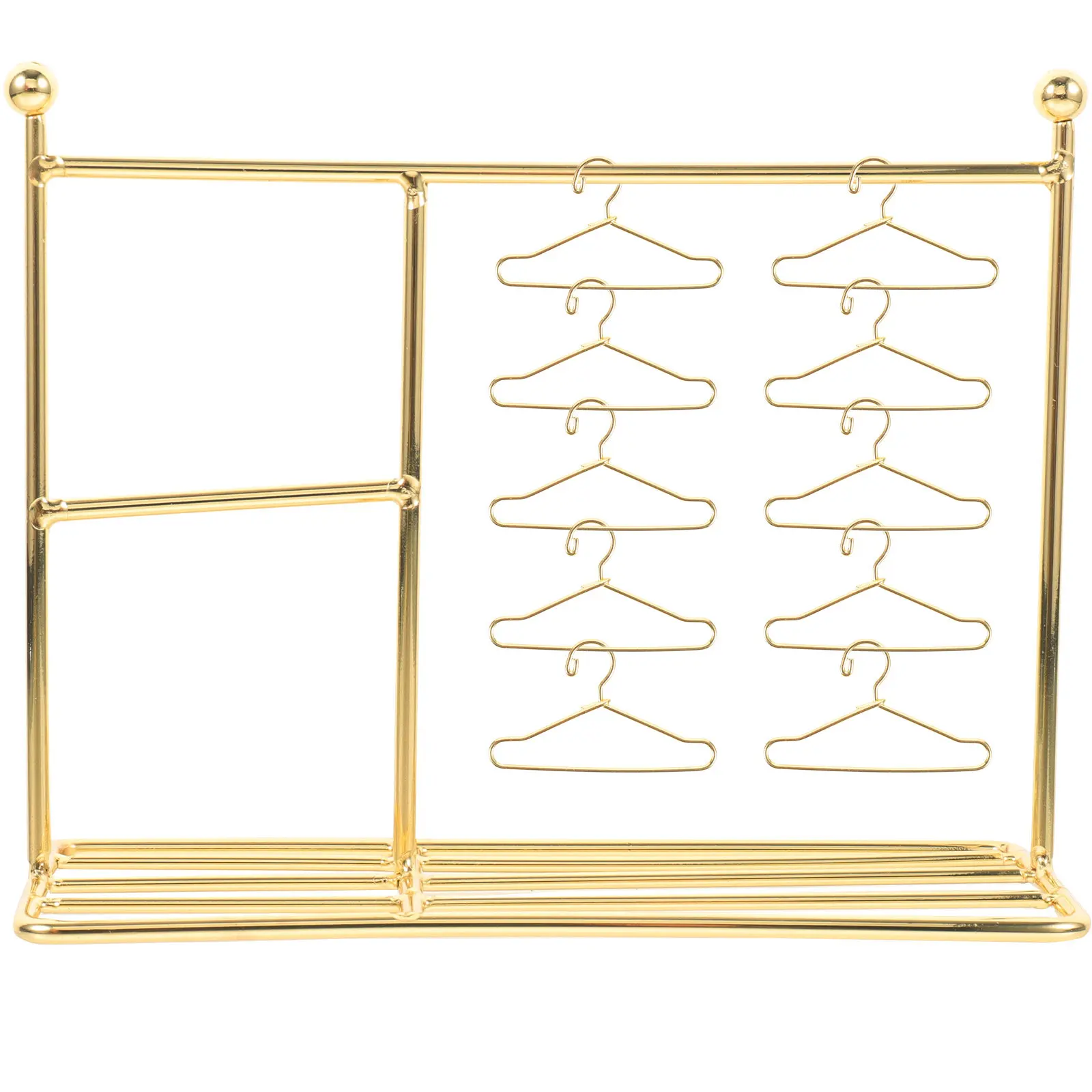 

Набор миниатюрных вешалок для одежды, портативная маленькая вешалка для кукольного домика, миниатюрная мебель, украшение, идеально подходит для демонстрации аксессуаров для кукольных домиков