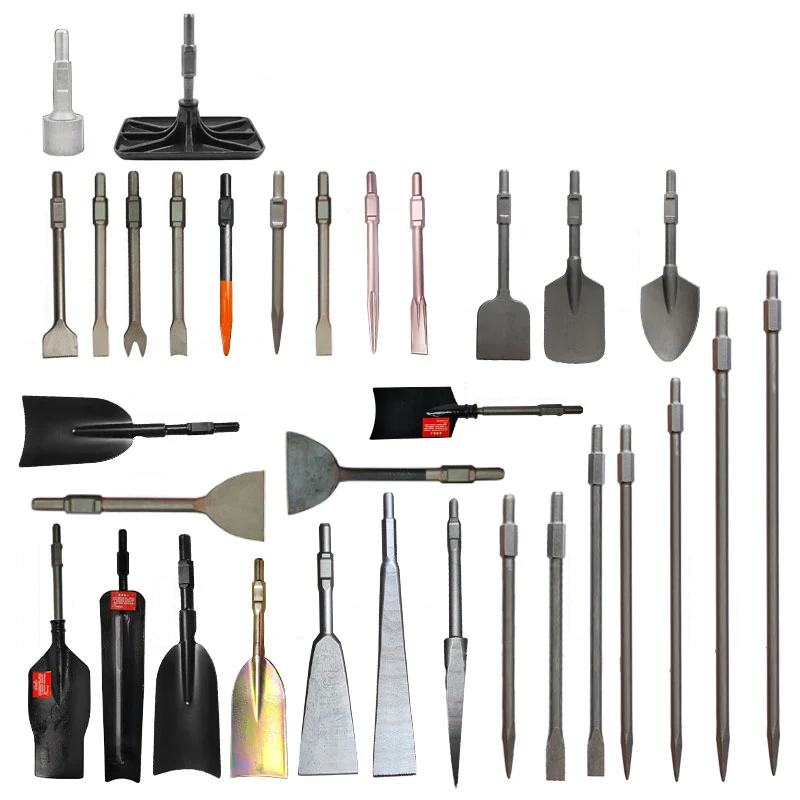 

65A Tree-Digging Diamond Shovel Heavy-du ty Electric Hammer Drill Pick Chisel Pick Tip Drill Bit 30mm Hexagonal Shank Drilling