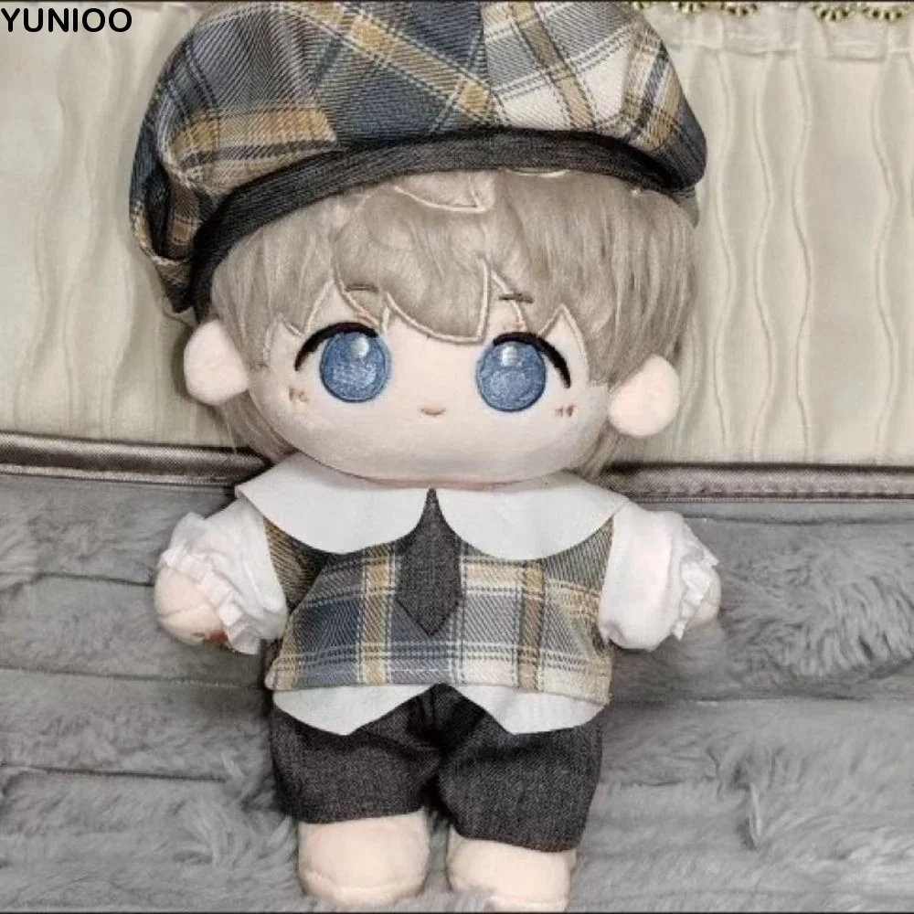 

Dress-up 20CM Doll Clothes Handsome Suit Mini Clothes Cotton Doll Outfit Shirt Trousers Handmade Plush Doll Clothe Fans Gift